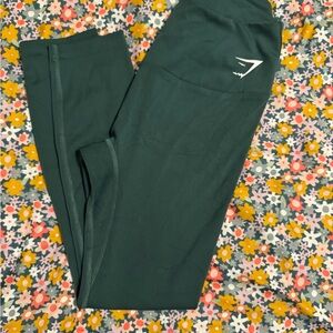 Gymshark Green Leggings High-Waisted Compression - NWOT